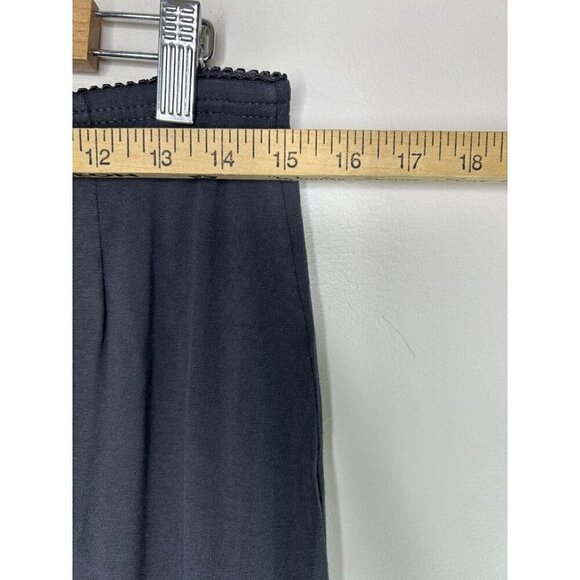 J Jill Pants Women Gray Wide Leg Lounge Sleep Pull On Stretch Size Medium Petite - Picture 7 of 10